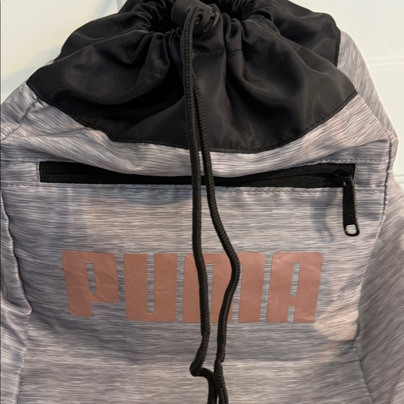 Puma Grey, Black and Rose Gold Backpack - Picture 3 of 3